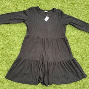 American eagle long sleeve new black dress